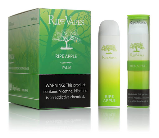 پاد یکبار مصرف رایپ ویپس سیب ترش 3000 پاف