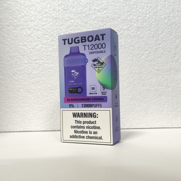 پاد یکبار مصرف تاگبوت ذغال اخته لیچی 12000 پاف