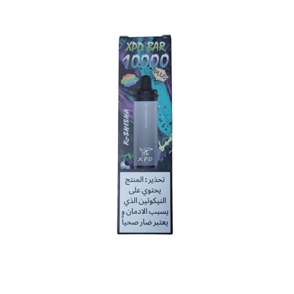ویپ یکبار مصرف اکس پی دی توت سیاه یخ 10000 پاف