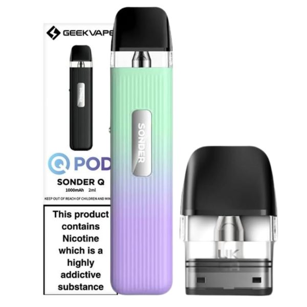 پاد گیک ویپ ساندر کیو سبز بنفش