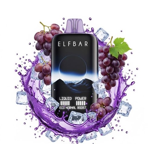 پاد یکبار مصرف الف بار مون نایت انگور یخ ۴۰۰۰۰ پاف