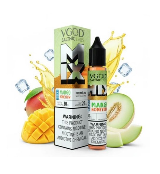 سالت ویگاد انبه طالبی و یخ Vgod Iced Mango Honeydew