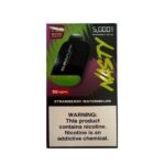 پاد یکبار مصرف نستی بار توت فرنگی هندوانه 5000 پاف / Nasty 5000 Puffs STRAWBERRY WATERMELON