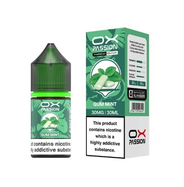 سالت اکسوا پشن آدامس نعنا حجم 30میل / OXVA PASSION GUM MINT SALT 30ML
