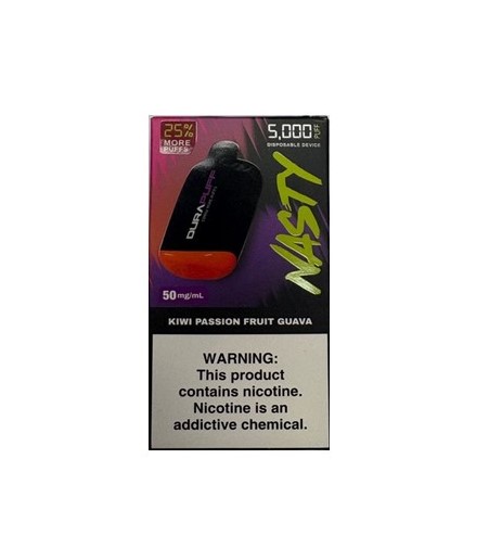 ویپ شهاب 7 پاد یکبار مصرف نستی کیوی پشن فروت گواوا 5000 پاف / Nasty 5000 Puffs KIWI PASSION FRUIT GUAVA