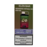 پاد یکبار مصرف الن بار 40000 پاف سیب ترش / ELEN BAR 40000 Puffs SOUR Apple