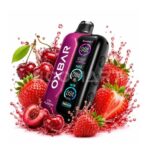 پادیکبار مصرف اوکس بار توت فرنگی آلبالو 45000 پاف /  OXBAR TRI-FUSION 45000 PUFFS STRAWBERRY CHERRY