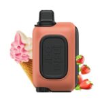 پاد یکبار مصرف اینستا بار ۱۵۰۰۰ پاف بستنی توت فرنگی/ InstaBar 15K Strawberry Ice Cream