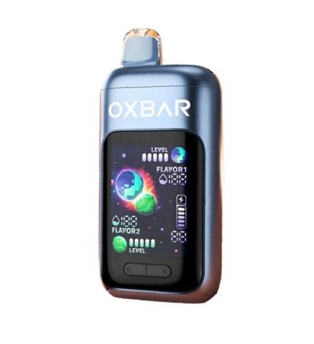 پادیکبار مصرف اوکس بار هلو و بلوبری تمشک 50000 پاف /  OXBAR DUALBLEND 50000 PUFFS PEACH BLUE RAZZ 