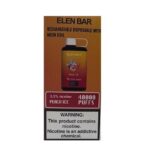 پاد یکبار مصرف الن بار  40000 پاف هلو یخ / ELEN BAR  40000 Puffs Peach Ice