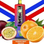 ویپ یکبار مصرف تاگبوت رویال پرو 40000 پاف پشن فروت پرتغال  | Tugboat Royal Pro 40000 Puffs PASSION FRUT ORANGE
