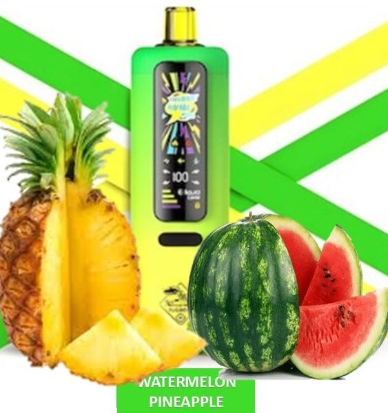 ویپ یکبار مصرف تاگبوت رویال پرو 40000 پاف هندوانه اناناس  | Tugboat Royal Pro 40000 Puffs WATERMELON PINEAPPLE
