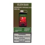 پاد یکبارمصرف الن بار ۴۰۰۰۰ پاف توت فرنگی هندوانه / ELEN BAR 40000P STRAWBERRY WATERMELON